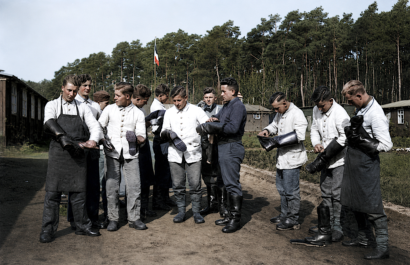 Historische Fotografie aus dem Tagebuch